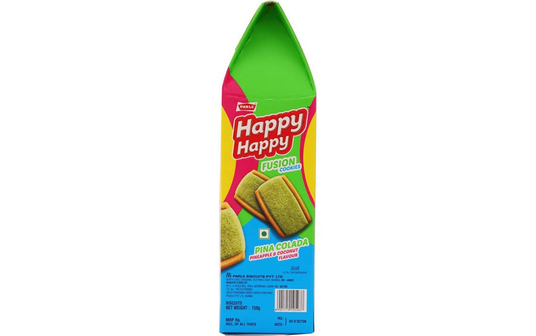 Parle Happy Happy Fusion Cookies    Box  150 grams